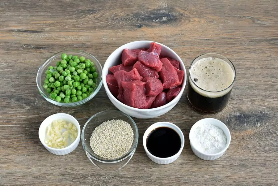 Ingredients for Teriyaki Beef Stew