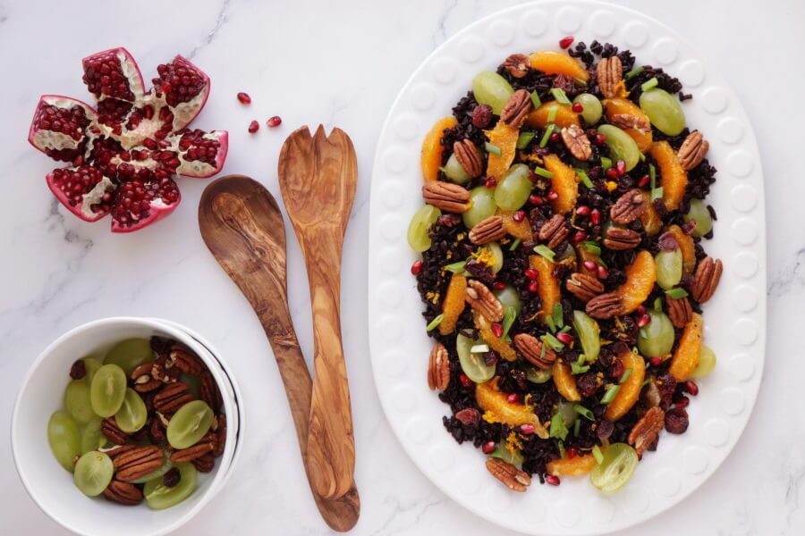 How to serve The Best Wild Rice Salad with Grape
