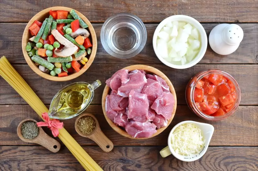 Ingredients for Vermicelli Beef Stew