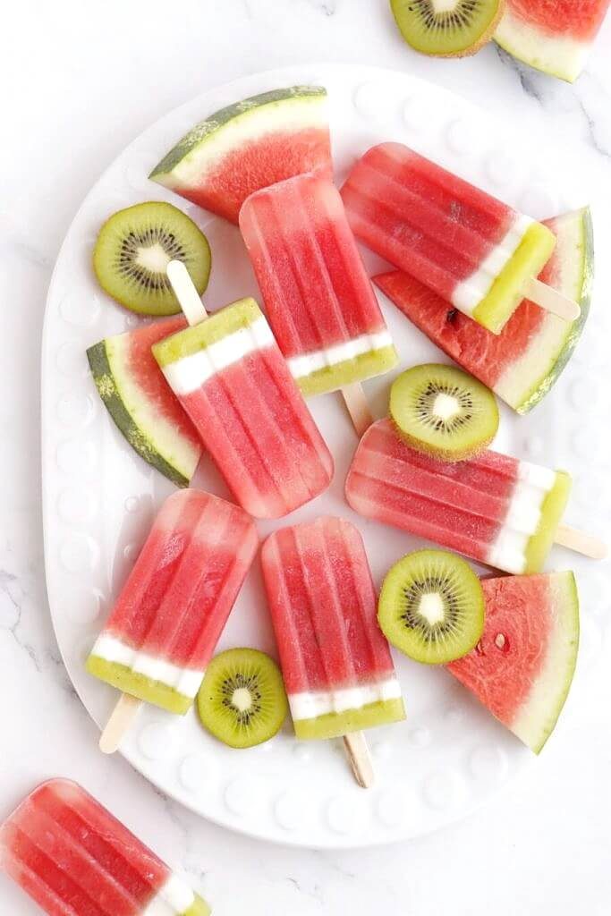 Watermelon Wonderland with Choc Chip Popsicles