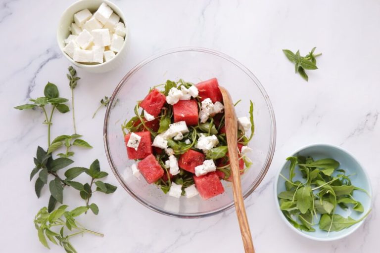 Step 3 - Arugula Watermelon Salad