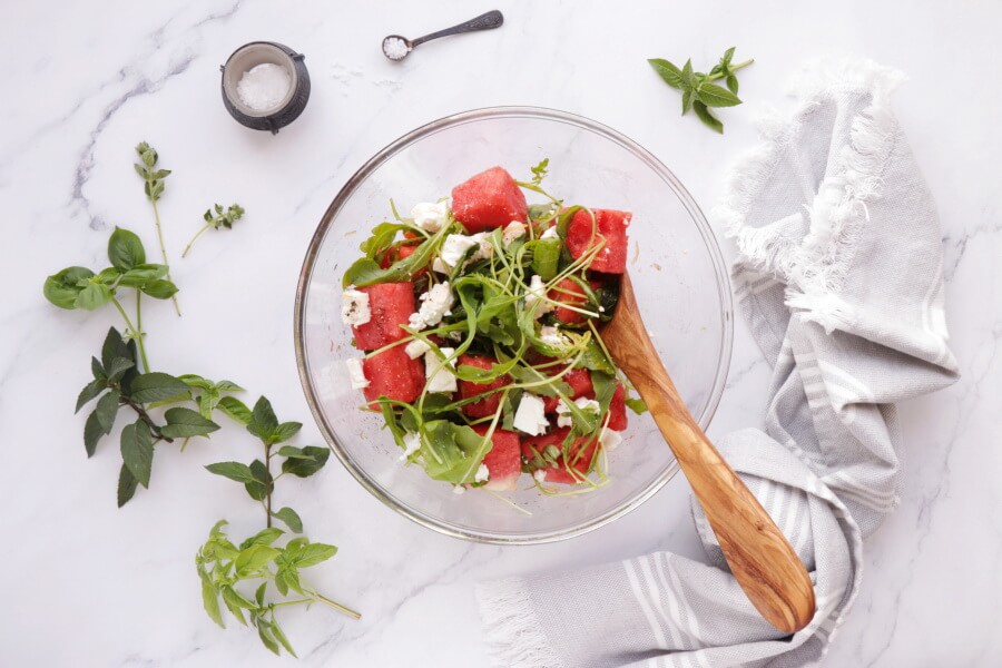 Arugula Watermelon Salad recipe - step 4
