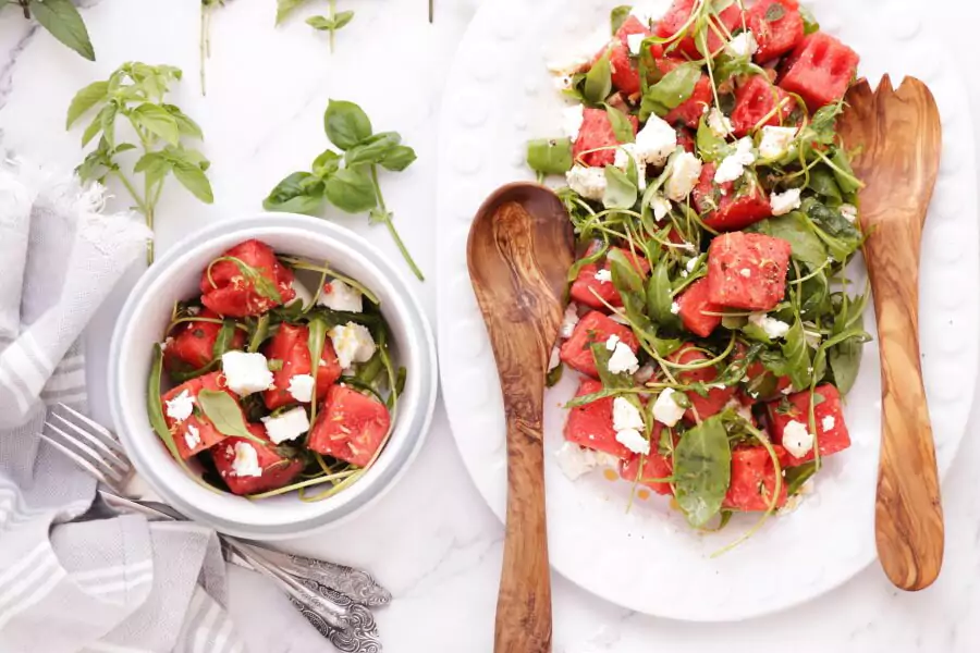 Arugula Watermelon Salad