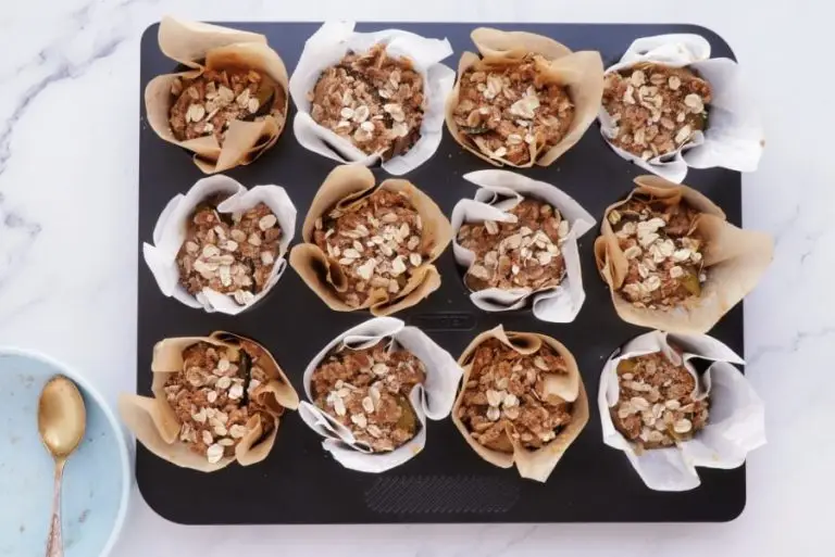 Step 9 - Whole Grain Vegan Plum Muffins