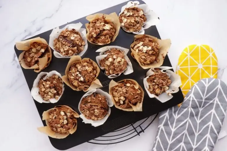 Step 10 - Whole Grain Vegan Plum Muffins