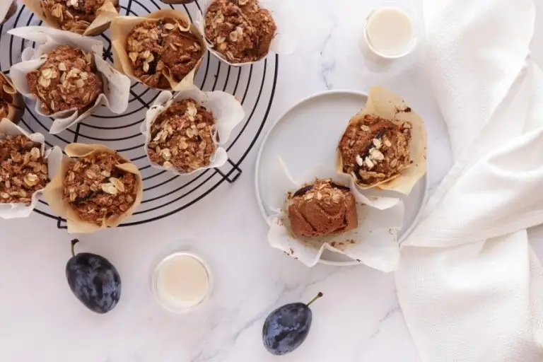 Step 11 - Whole Grain Vegan Plum Muffins