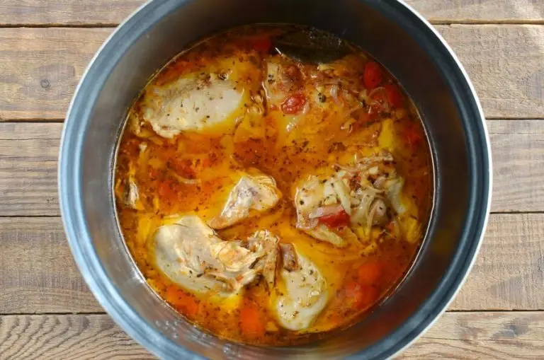 Step 9 - Wine & Tomato Braised Chicken