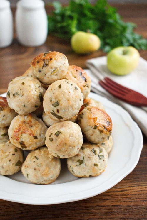 Chicken and Apple Meatballs