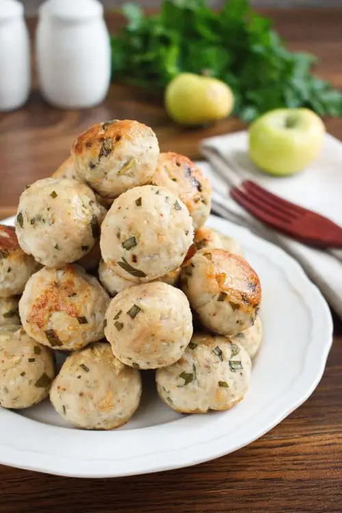 Chicken and Apple Meatballs