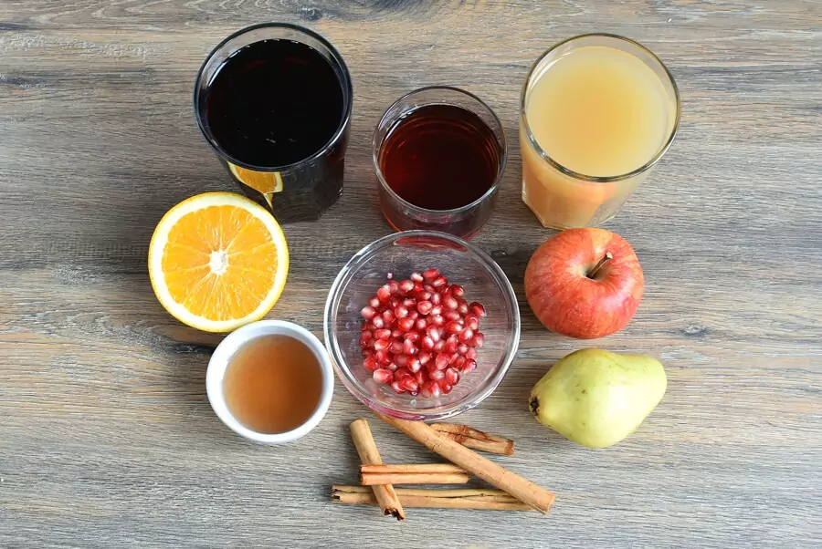 Ingredients for Autumn Harvest Fall Sangria