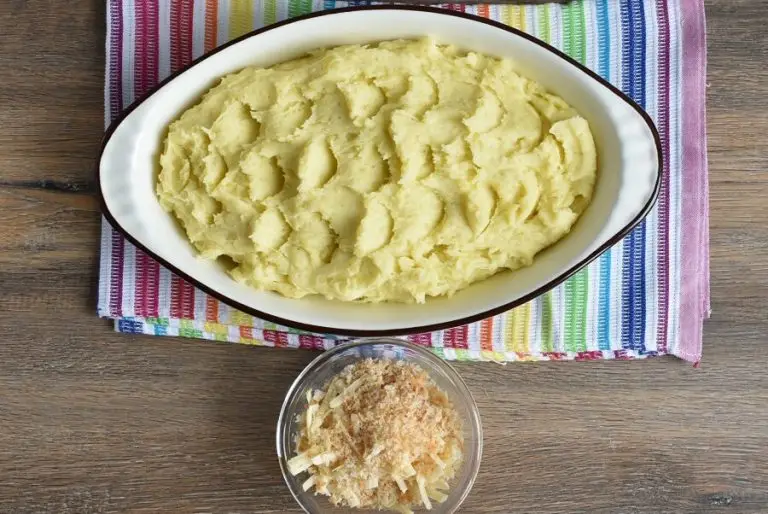 Step 6 - Baked Mashed Potatoes with Parmesan Cheese and Bread Crumbs