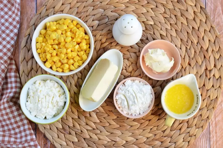 Ingredients for Cachapas: Venezuelan Corn Cakes