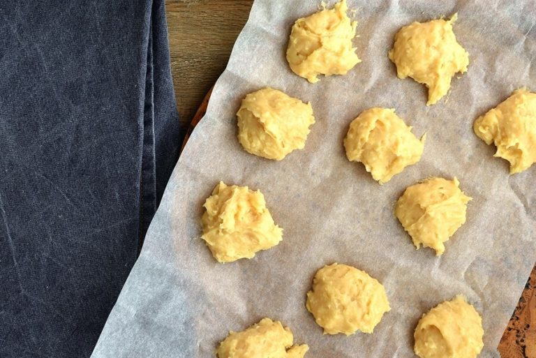 Step 9 - Cheese Puffs with Ham Salad
