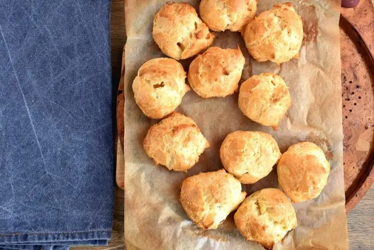 Step 10 - Cheese Puffs with Ham Salad