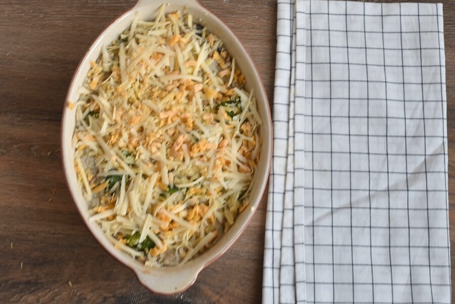 Cheesy Mushroom and Broccoli Casserole recipe - step 5