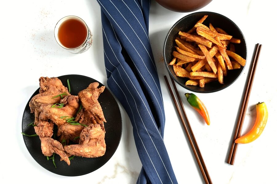 How to serve Chinese Fried Chicken Wings