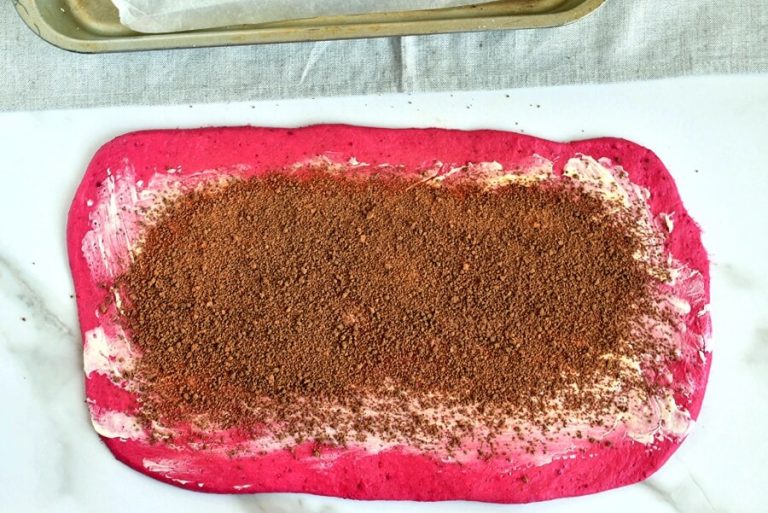Step 8 - Cinnamon Beet Rolls