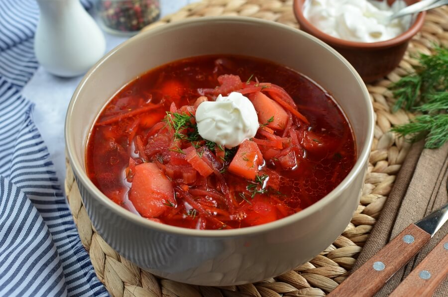 Classic Borscht Recipe (Beet Soup)-How To Make Classic Borscht Recipe (Beet Soup)-Delicious Classic Borscht Recipe (Beet Soup)