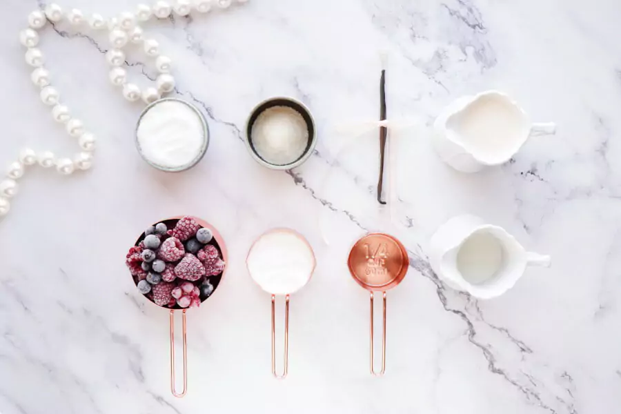 Ingredients for Classic Italian Panna Cotta