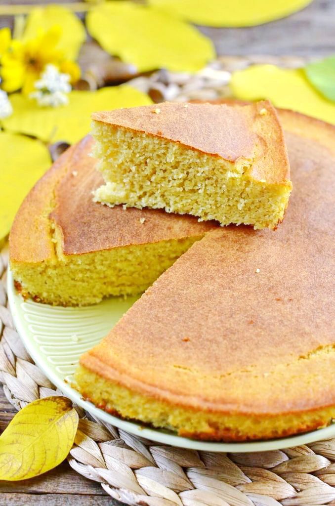 Delicious cornbread straight from the skillet