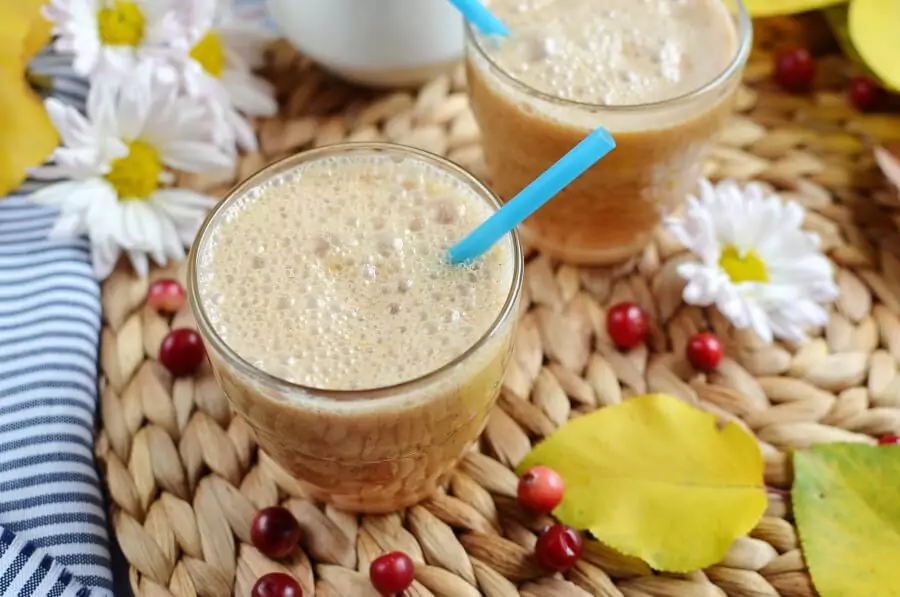 Cranberry Pumpkin Cold Brew Coffee Drink