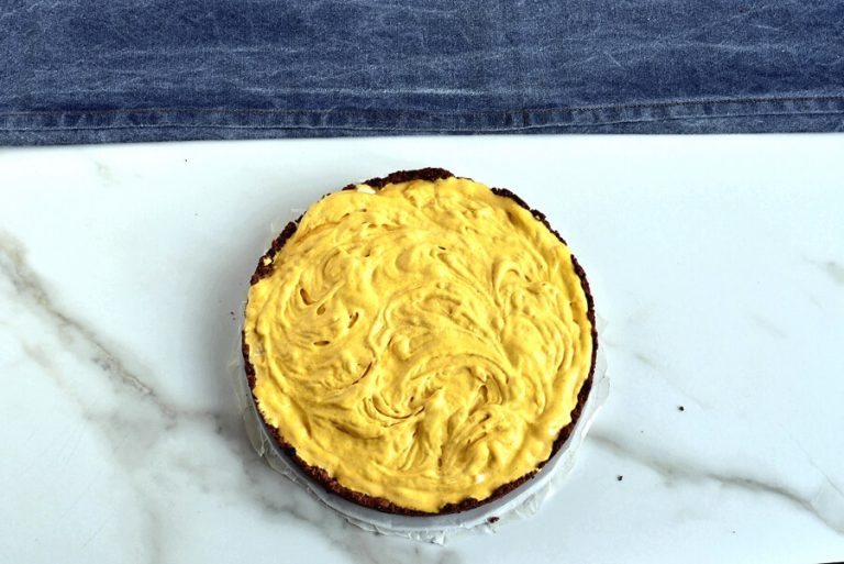 Step 7 - Frozen Pumpkin Mousse Pie