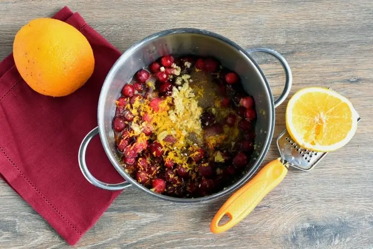 Step 1 - Gingery Cranberry Sauce