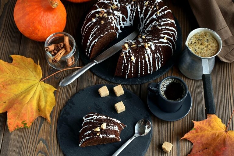 Step 10 - Glazed Chocolate-Pumpkin Bundt Cake