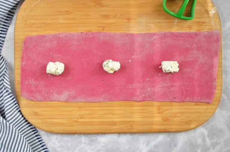 Step 5 - Heart Beet Ravioli