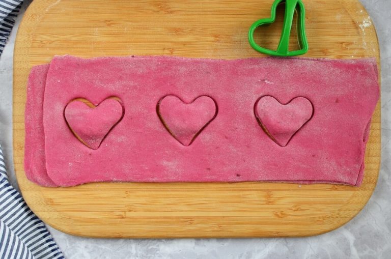 Step 5 - Heart Beet Ravioli