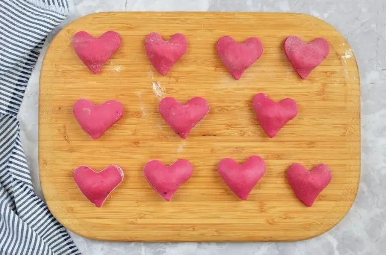 Step 6 - Heart Beet Ravioli