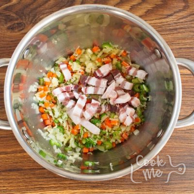 Lentil Soup with Salt Pork recipe - step 2