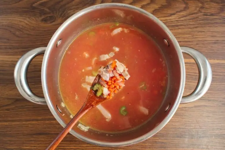 Step 2 - Lentil Soup with Salt Pork