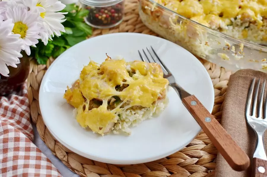 Low Carb Chicken and Cauliflower Casserole