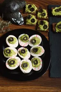 Monster Eyes Deviled Eggs