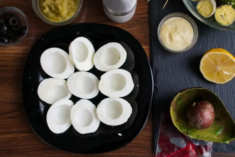 Step 1 - Monster Eyes Deviled Eggs
