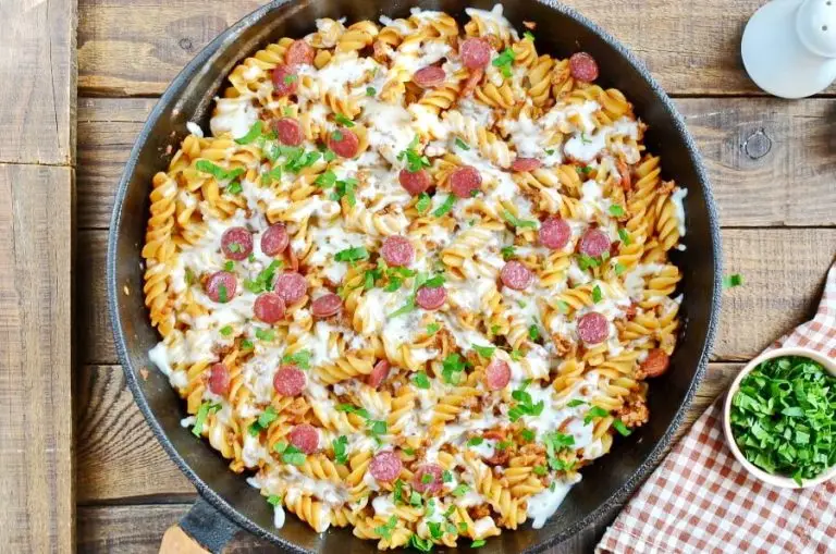 Step 8 - One Pot Pizza Pasta Bake