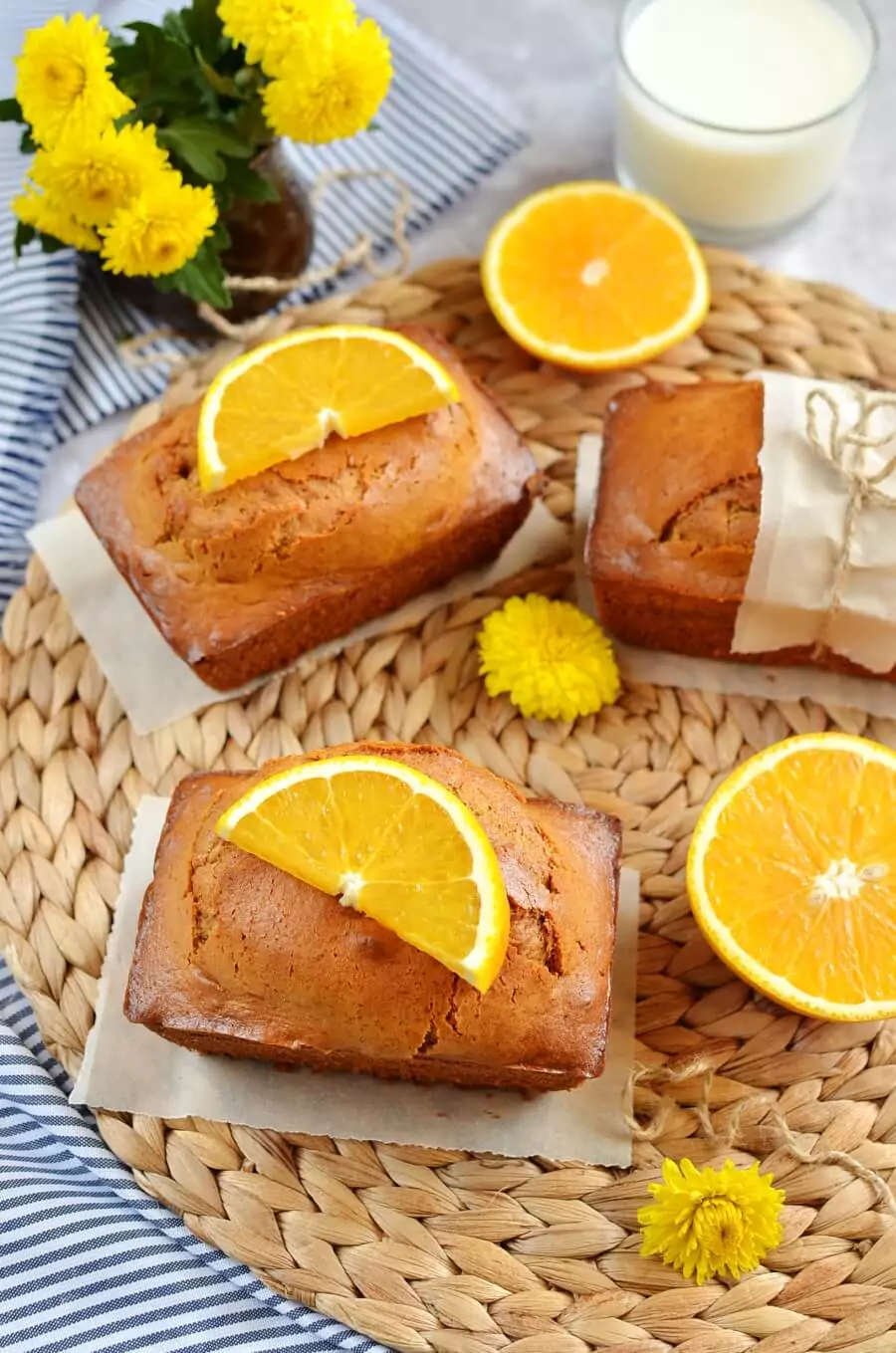 Orange Ginger Honey Cakes