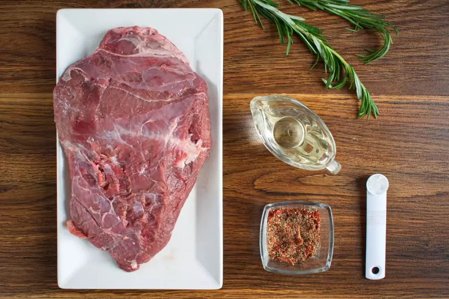 Ingredients for Pan-Seared Flat Iron Steak
