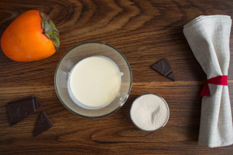 Step 3 - Persimmon Panna Cotta