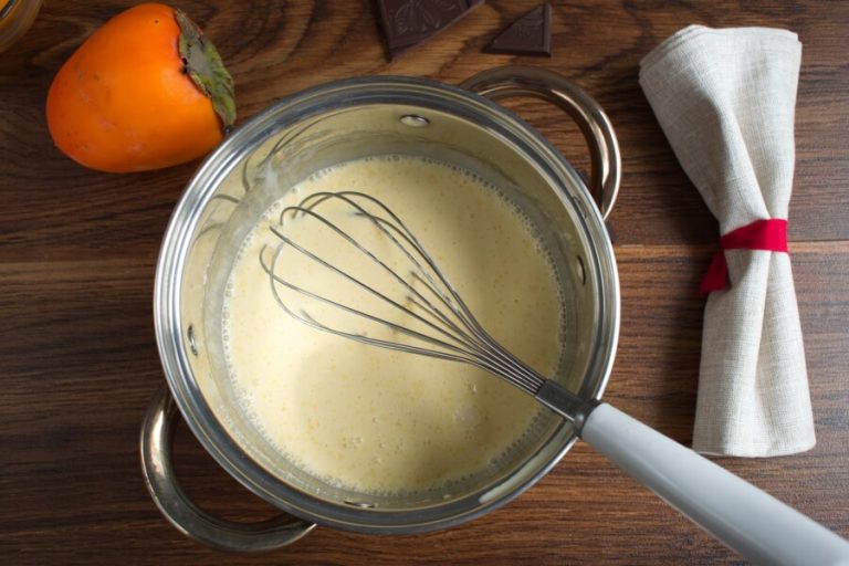 Step 2 - Persimmon Panna Cotta