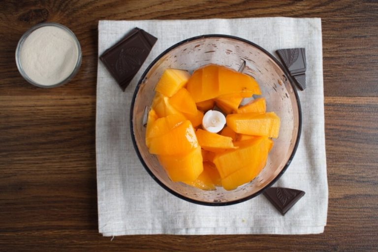 Step 6 - Persimmon Panna Cotta
