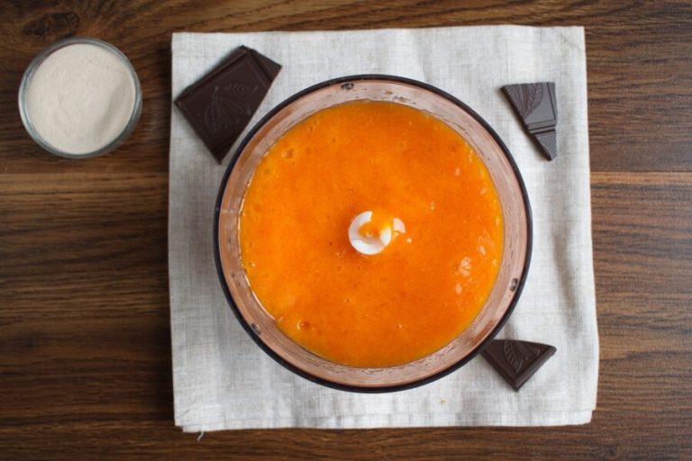 Step 6 - Persimmon Panna Cotta