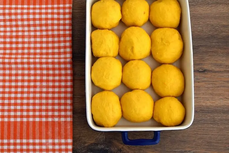 Step 5 - Pumpkin Soft Fluffy Dinner Rolls