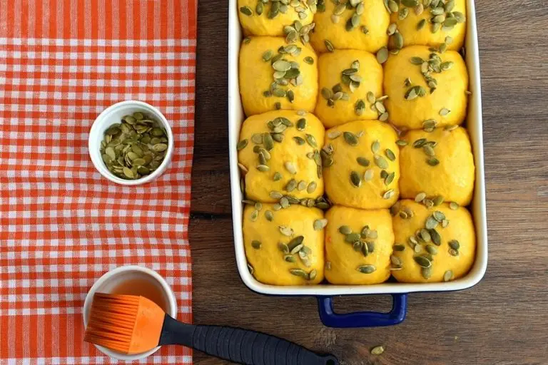 Step 6 - Pumpkin Soft Fluffy Dinner Rolls