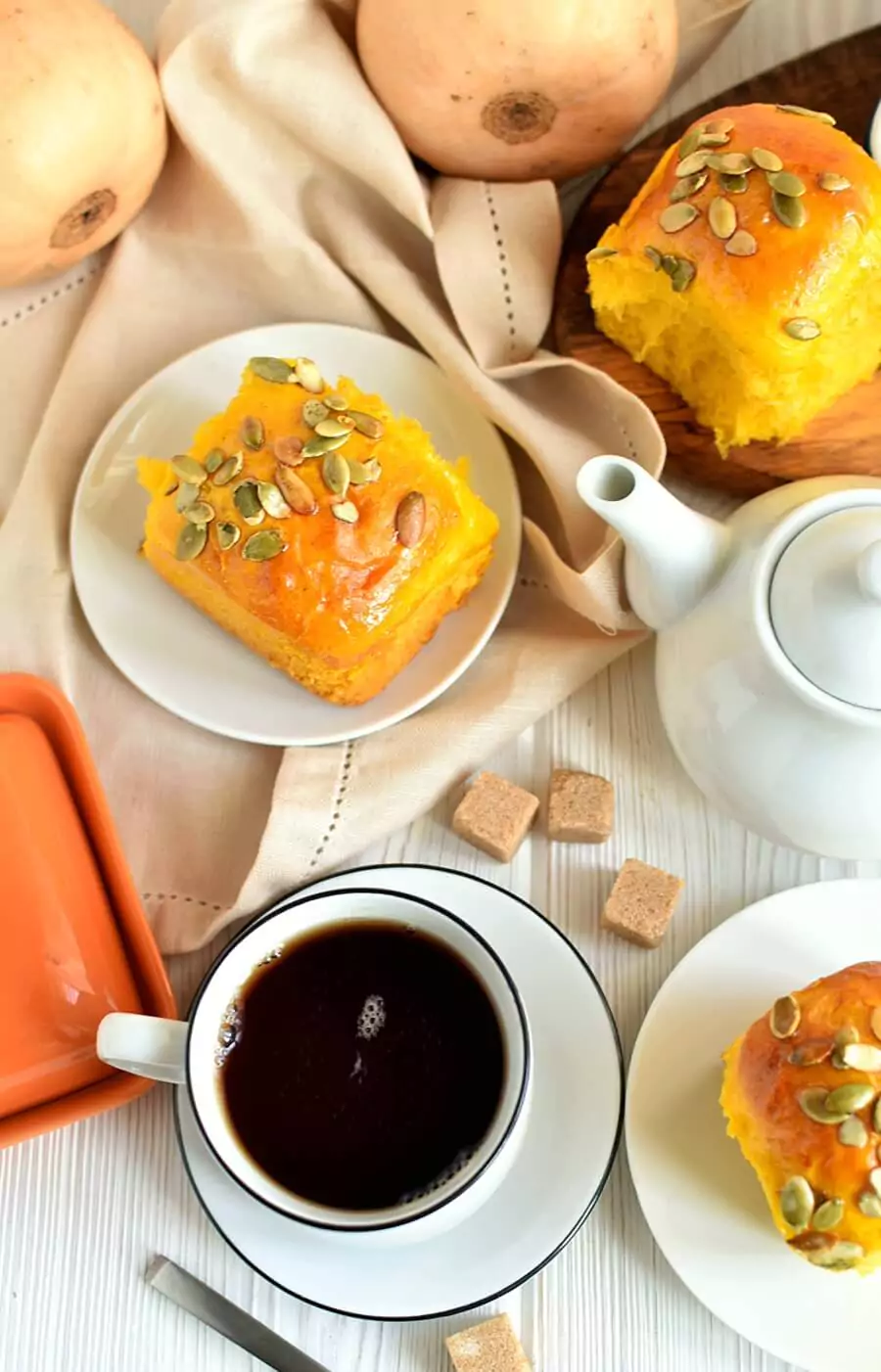 Pumpkin Soft Fluffy Dinner Rolls