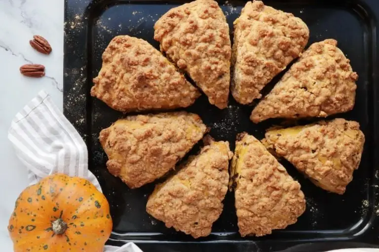 Step 9 - Pumpkin Pecan Scones with Brown Sugar Streusel