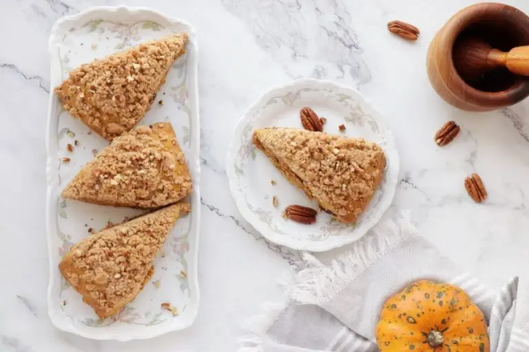 Step 10 - Pumpkin Pecan Scones with Brown Sugar Streusel
