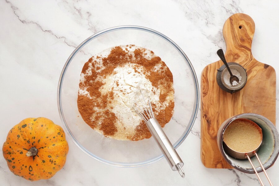 Pumpkin Pecan Scones with Brown Sugar Streusel recipe - step 2