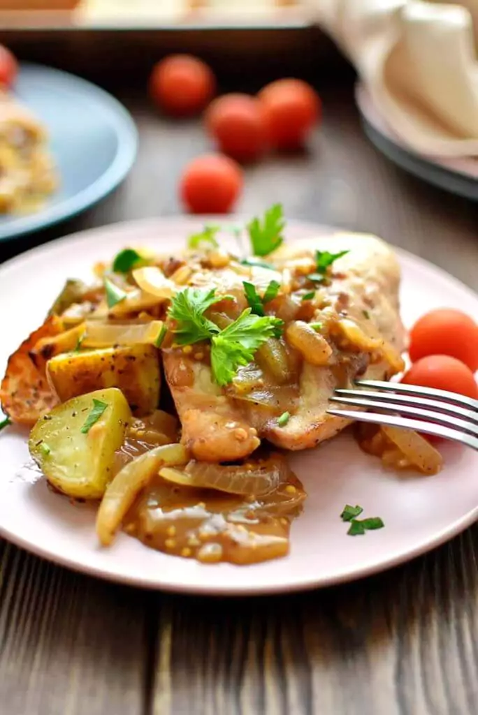 Quick Roast Chicken & Root Vegetables